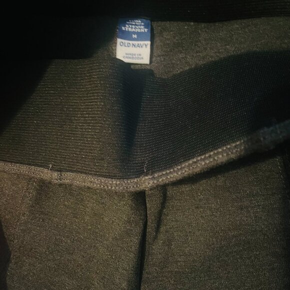 Old Navy Extra High-Waisted Stevie Pull-On Ankle Pants - Charcoal, Size M - Picture 4 of 5